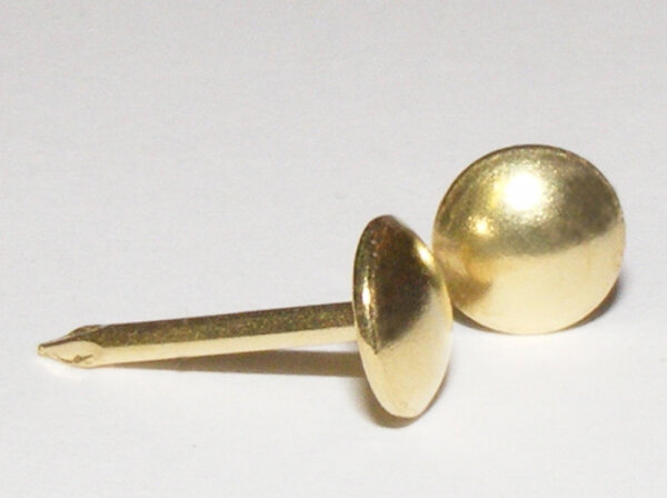 Ziernägel 20 1/3 Ø 6,5mm vermessingt 1000 Stück